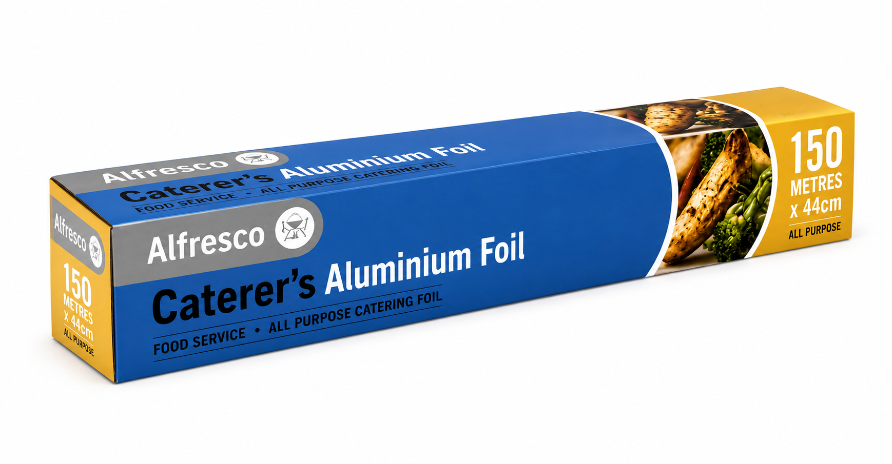 Aluminium Foil Roll 44cm x 150m - Each secondary