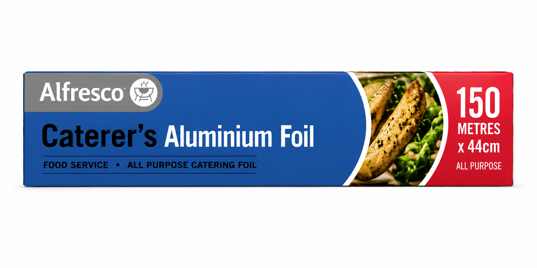 Heavy Duty Aluminium Foil Roll 44cm x 150m - Each
