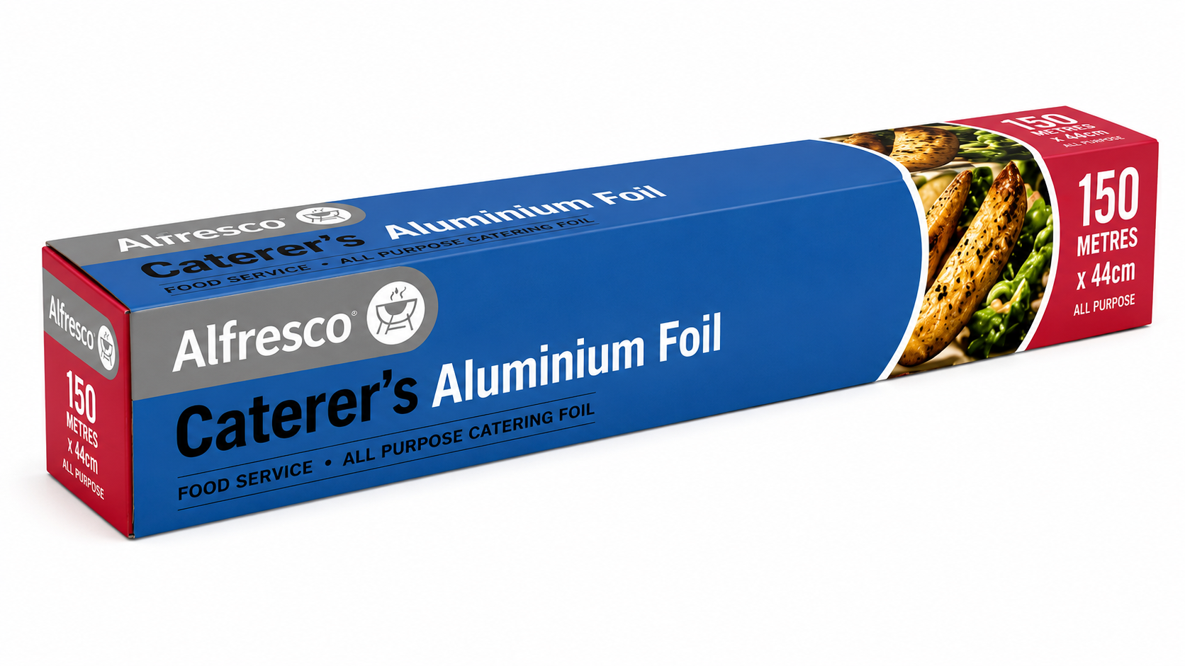 Heavy Duty Aluminium Foil Roll 44cm x 150m - Each secondary