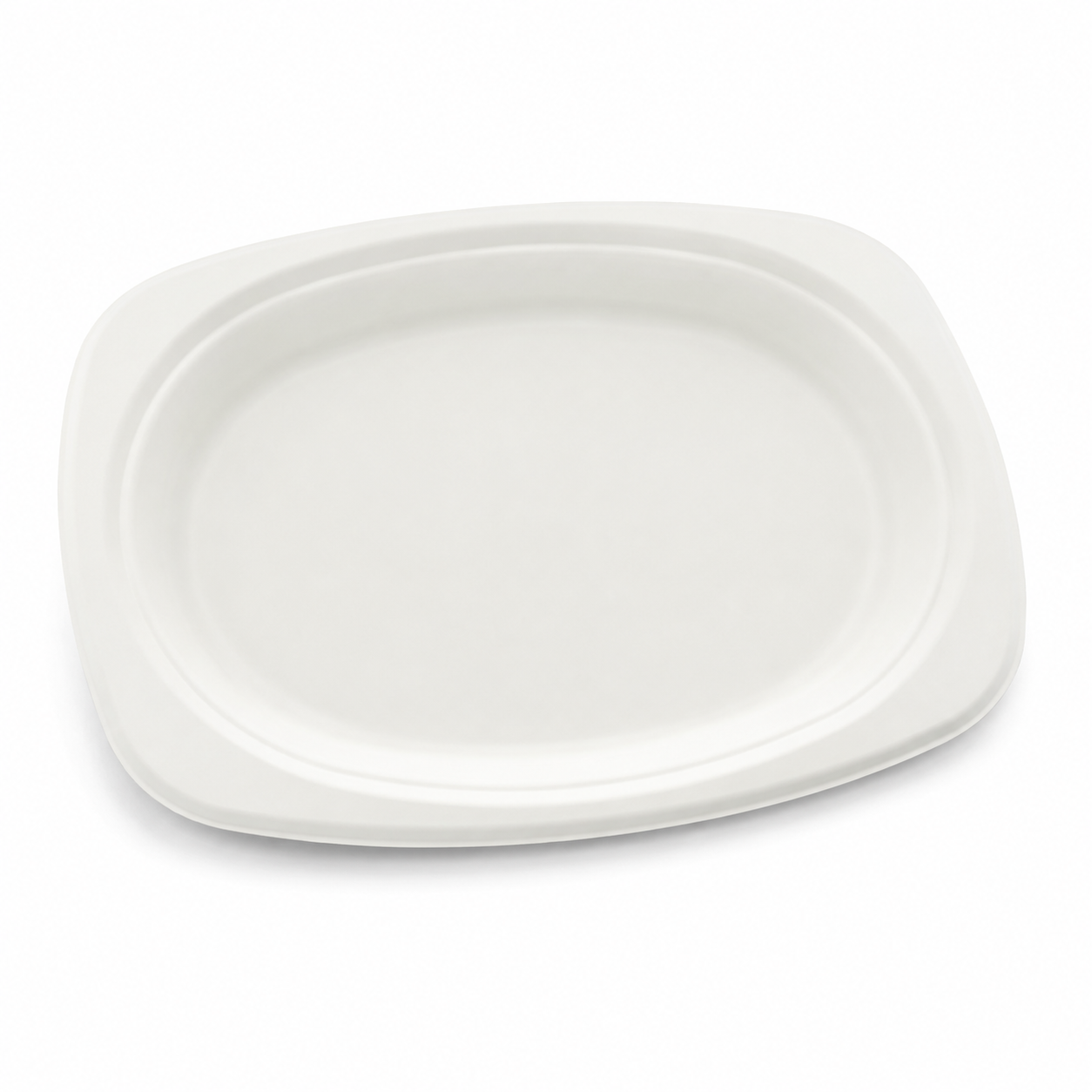 Natural Fibre Oval Plate 9 x 6.5in