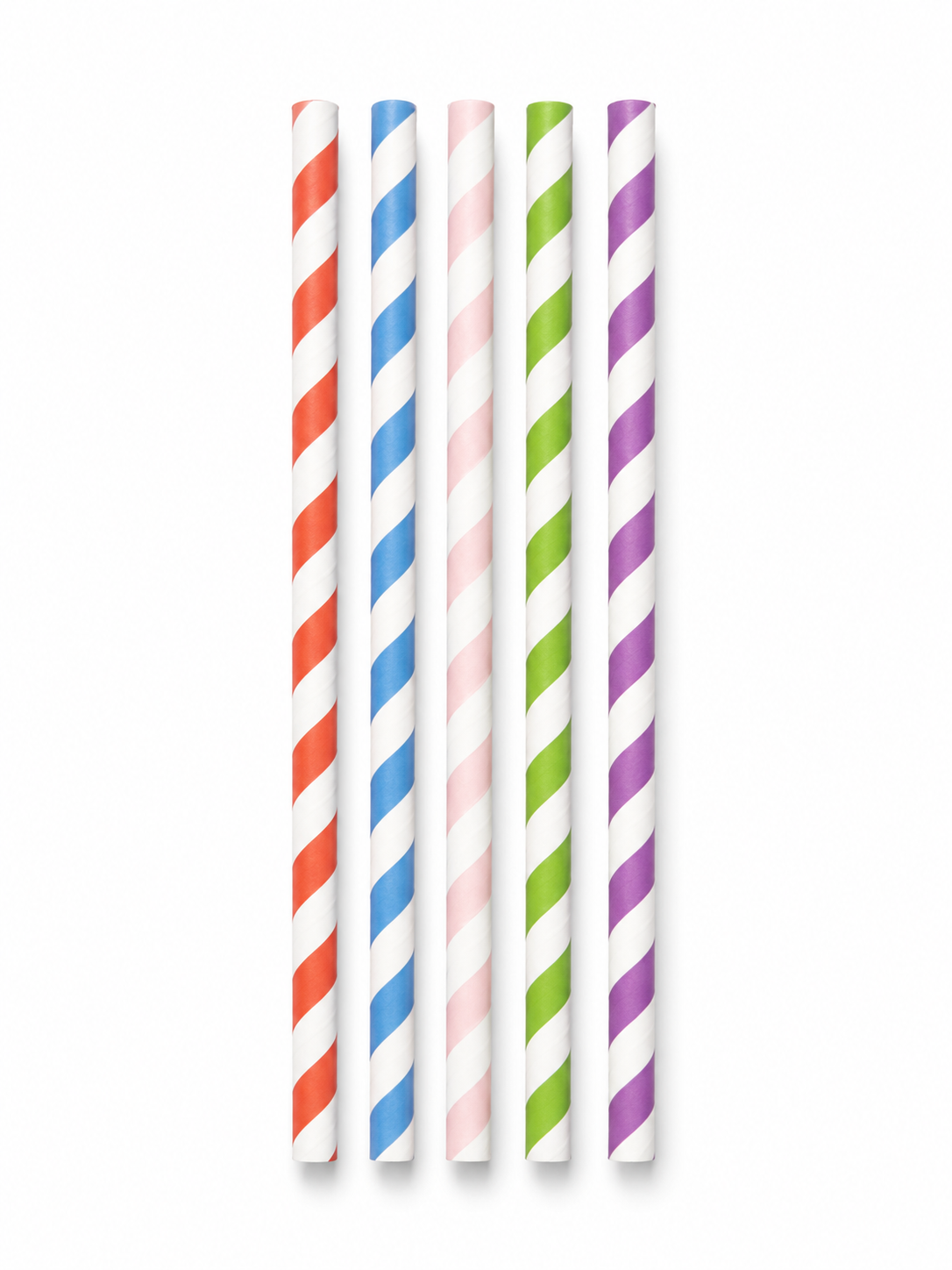 Paper Straw Jumbo Striped 210mm x 8mm