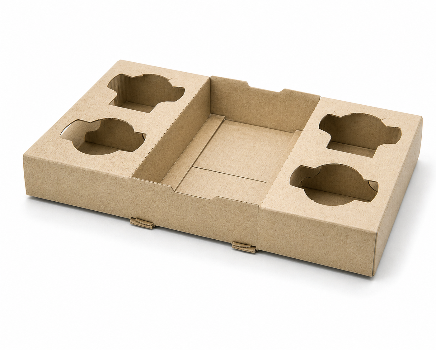 4-Cup Drink Carrier Tray Cardboard secondary