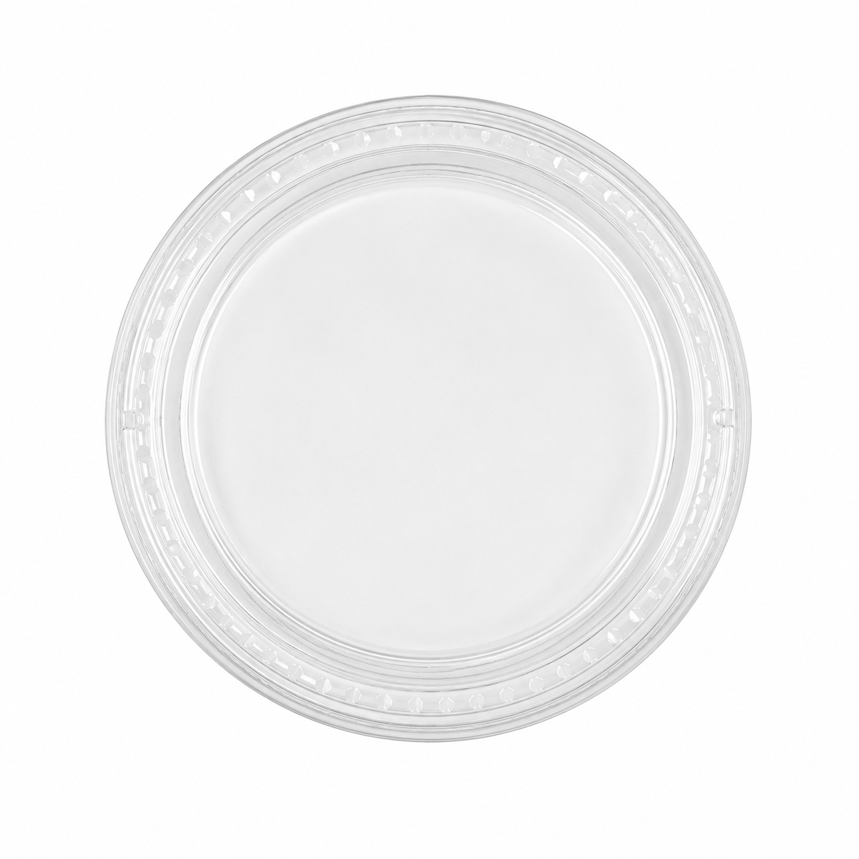 Flat Lid No Hole for Clear BioCup 150-280mL secondary
