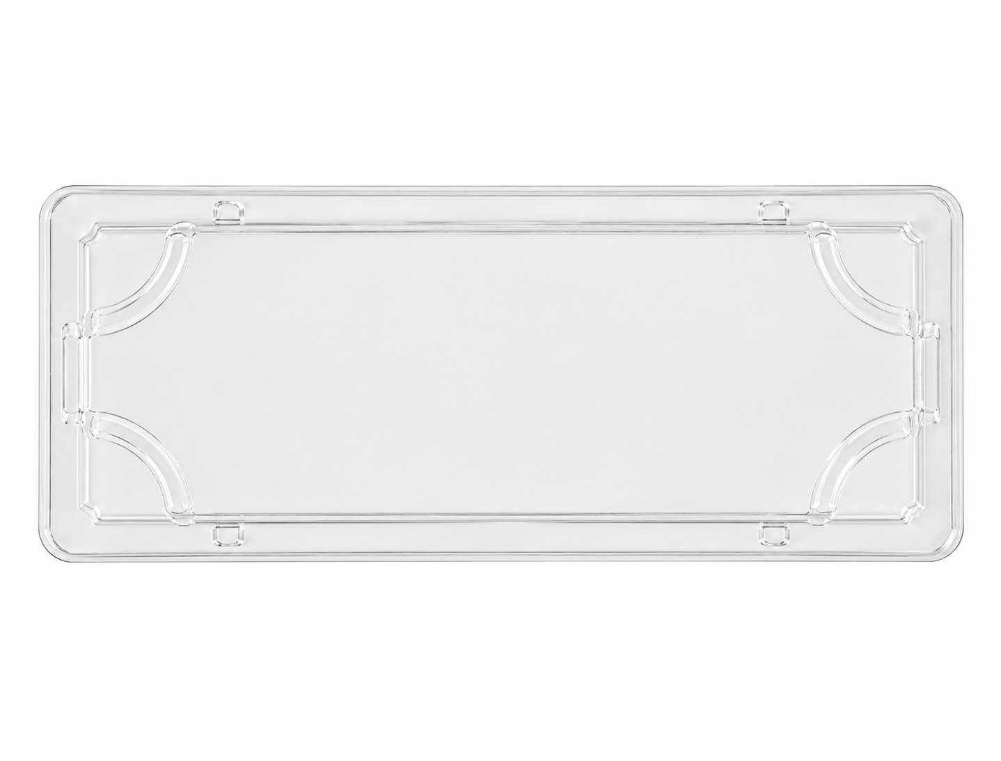 PET Lid for Natural Fibre Sushi Tray Long secondary