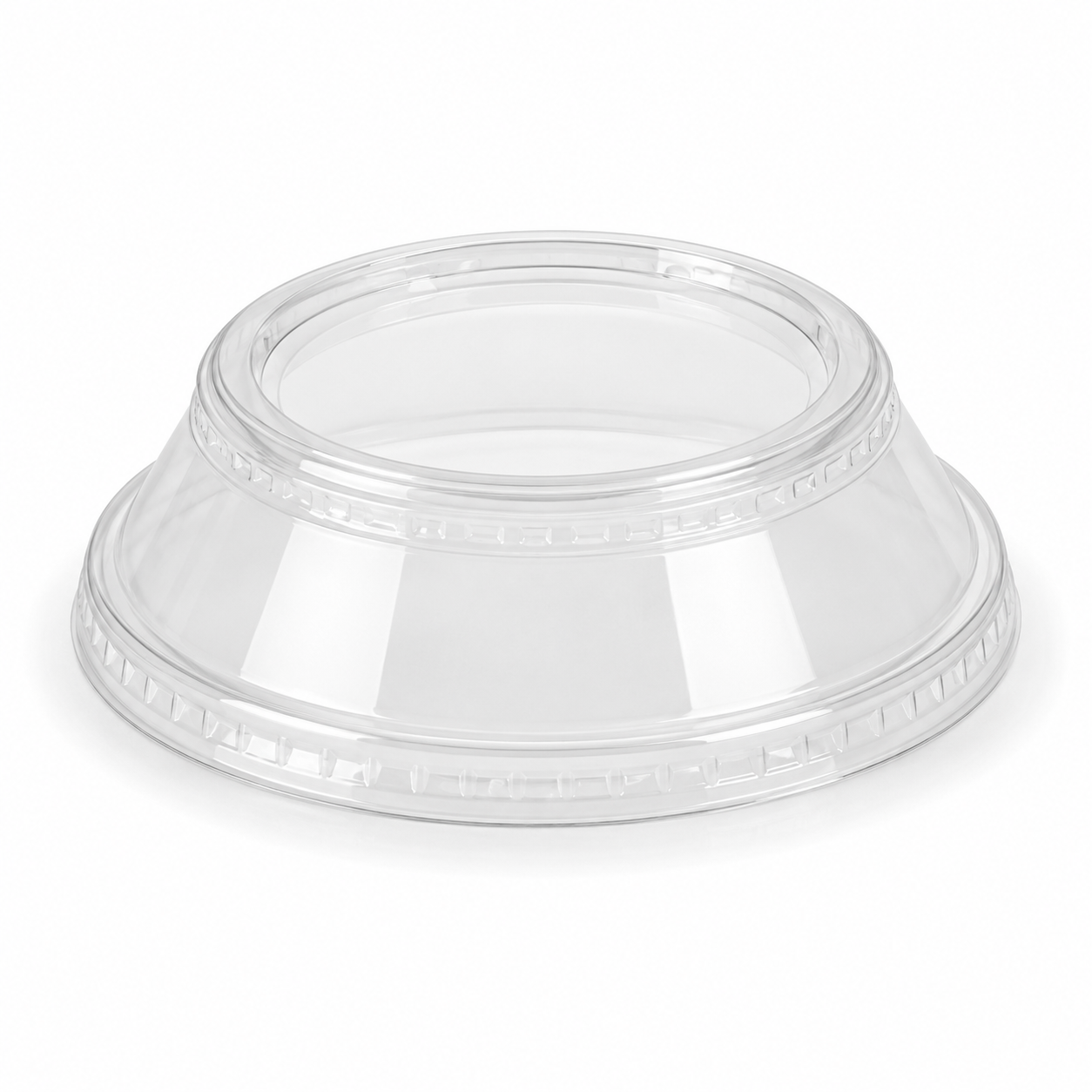 Dome Lid No Hole for Clear BioCup 300-700mL