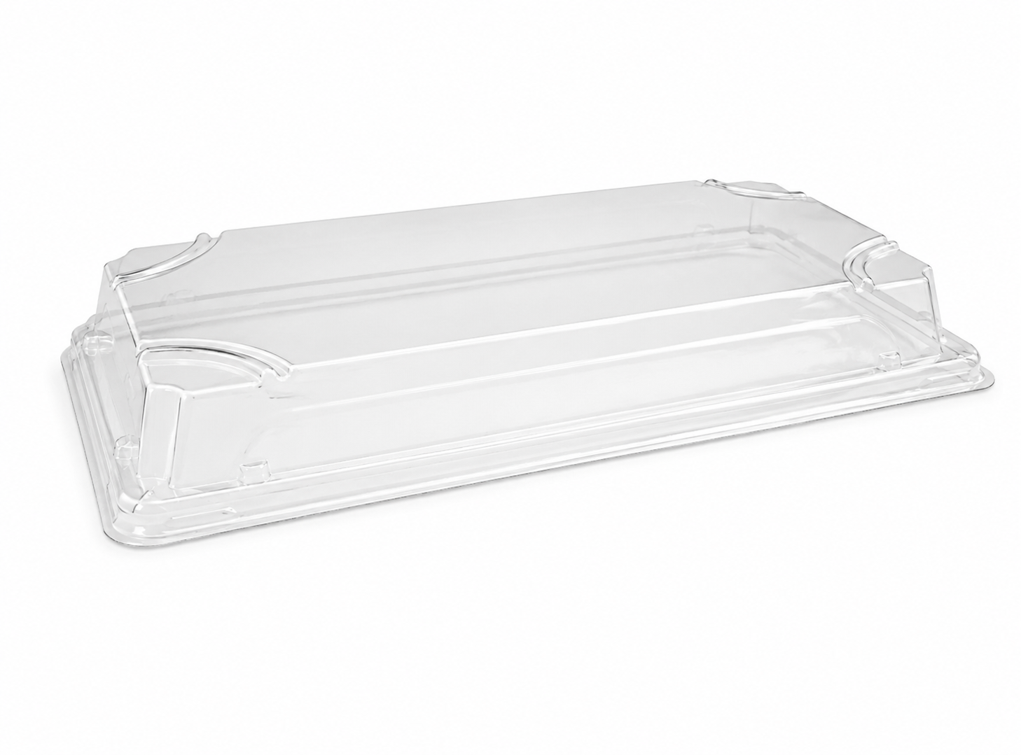 PET Lid for Natural Fibre Sushi Tray Large