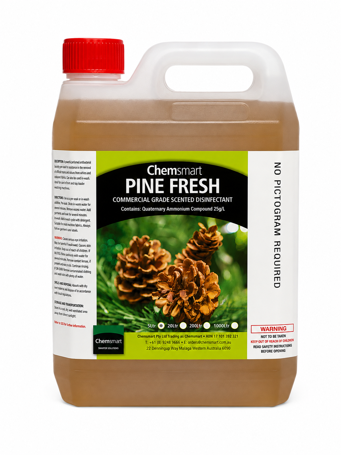 Commercial Grade Pine Scented Disinfectant 5LT