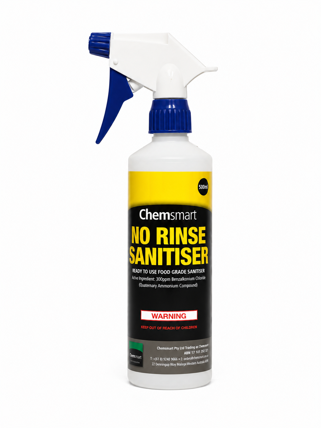 No Rinse Sanitiser RTU with Trigger 500ML