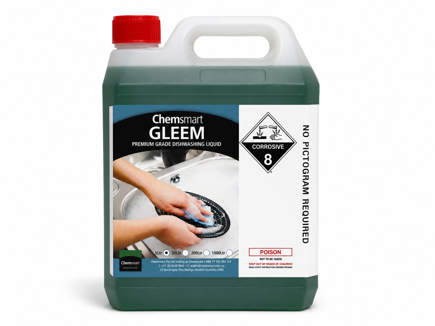 Premium Mint Scented Dishwashing Liquid 5LT