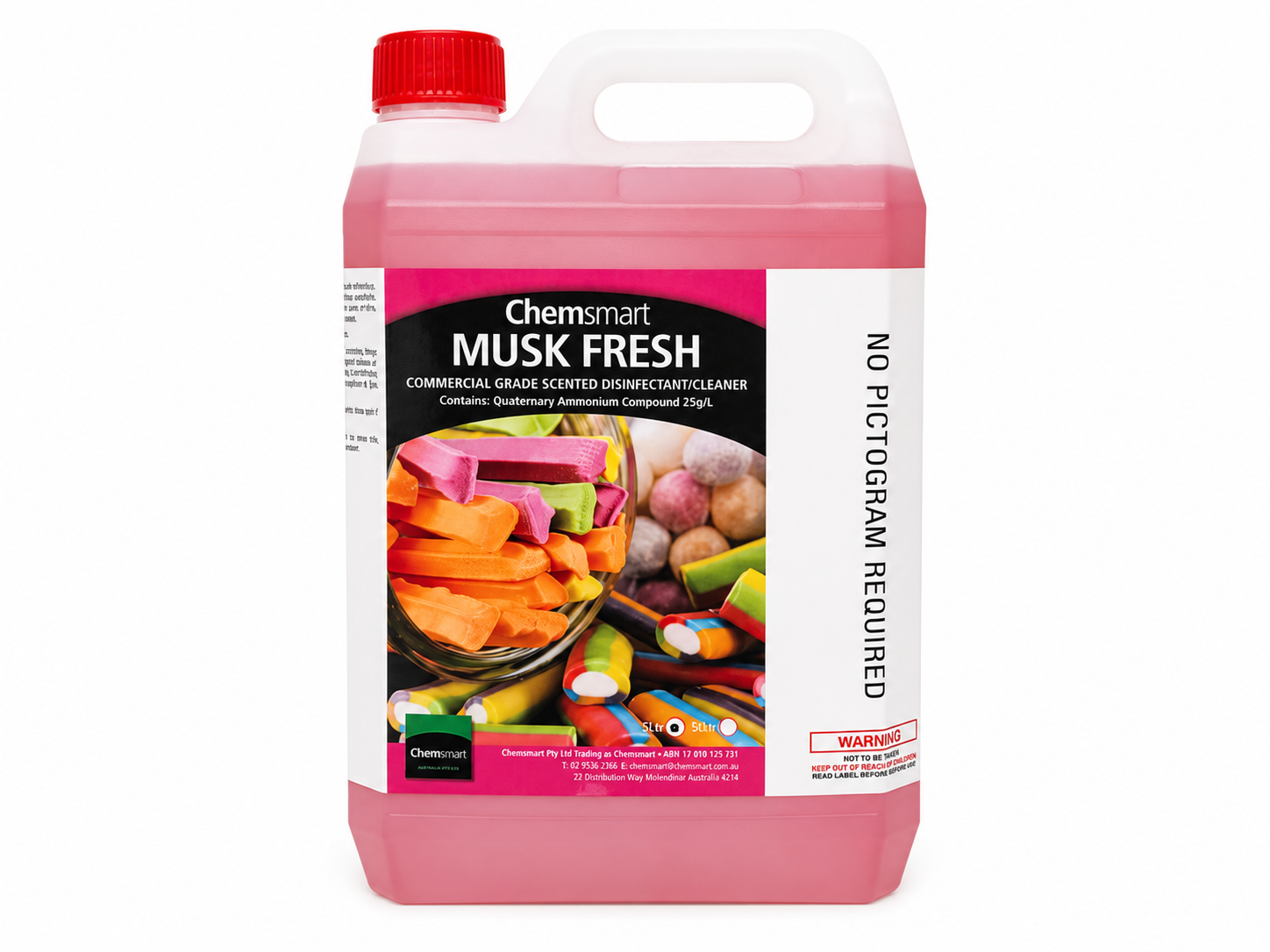 Commercial Grade Musk Scented Disinfectant Cleaner 5LT