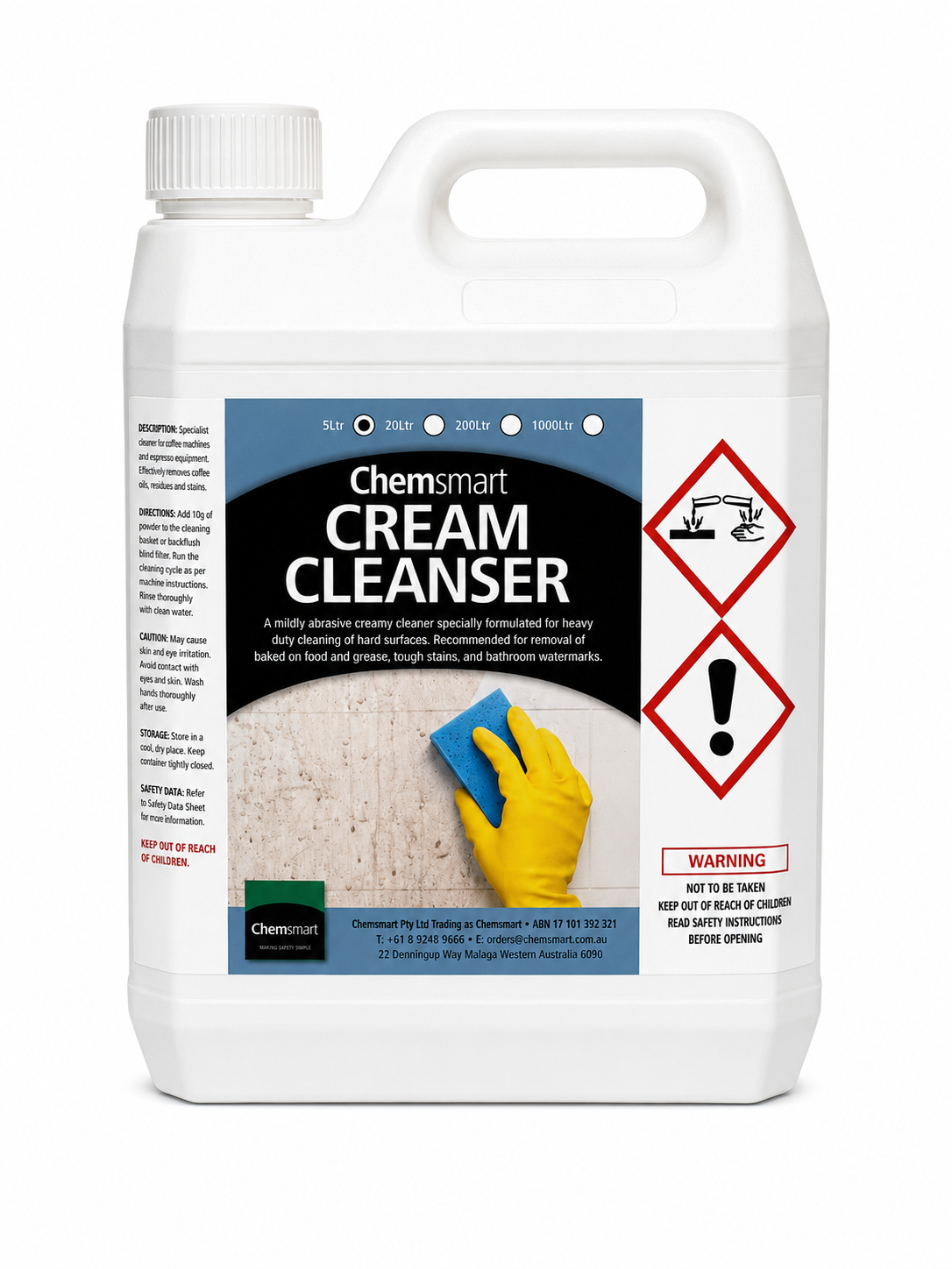 Mild Abrasive Hard Surface Cream Cleanser 5LT