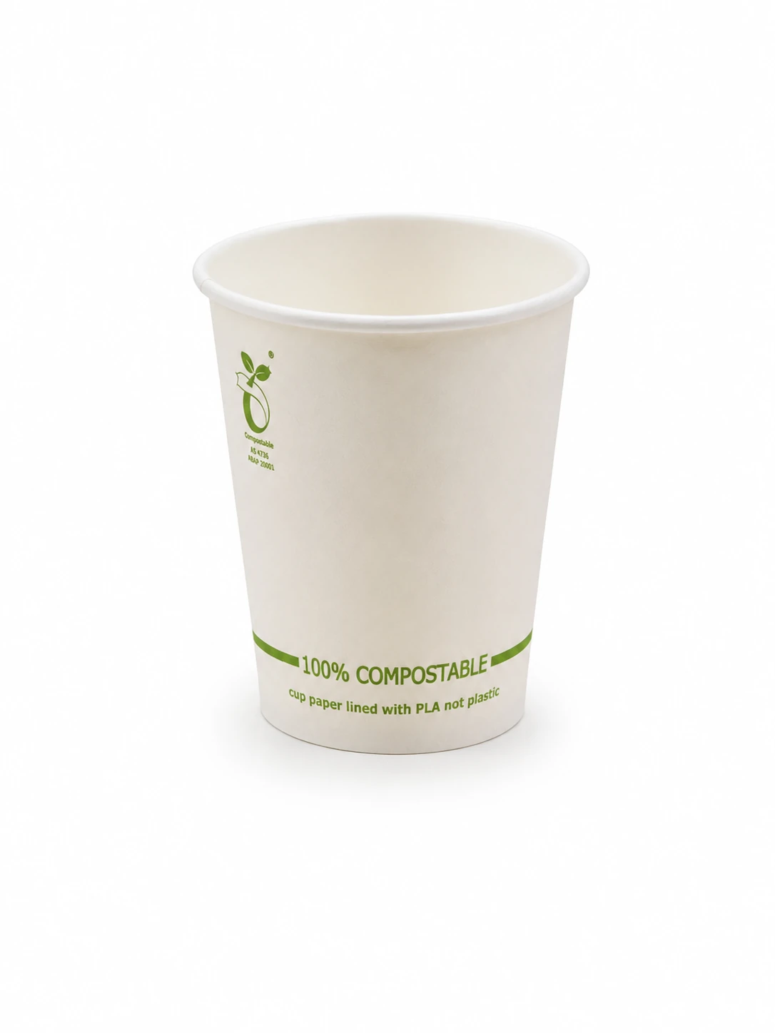 White takeaway coffee cup