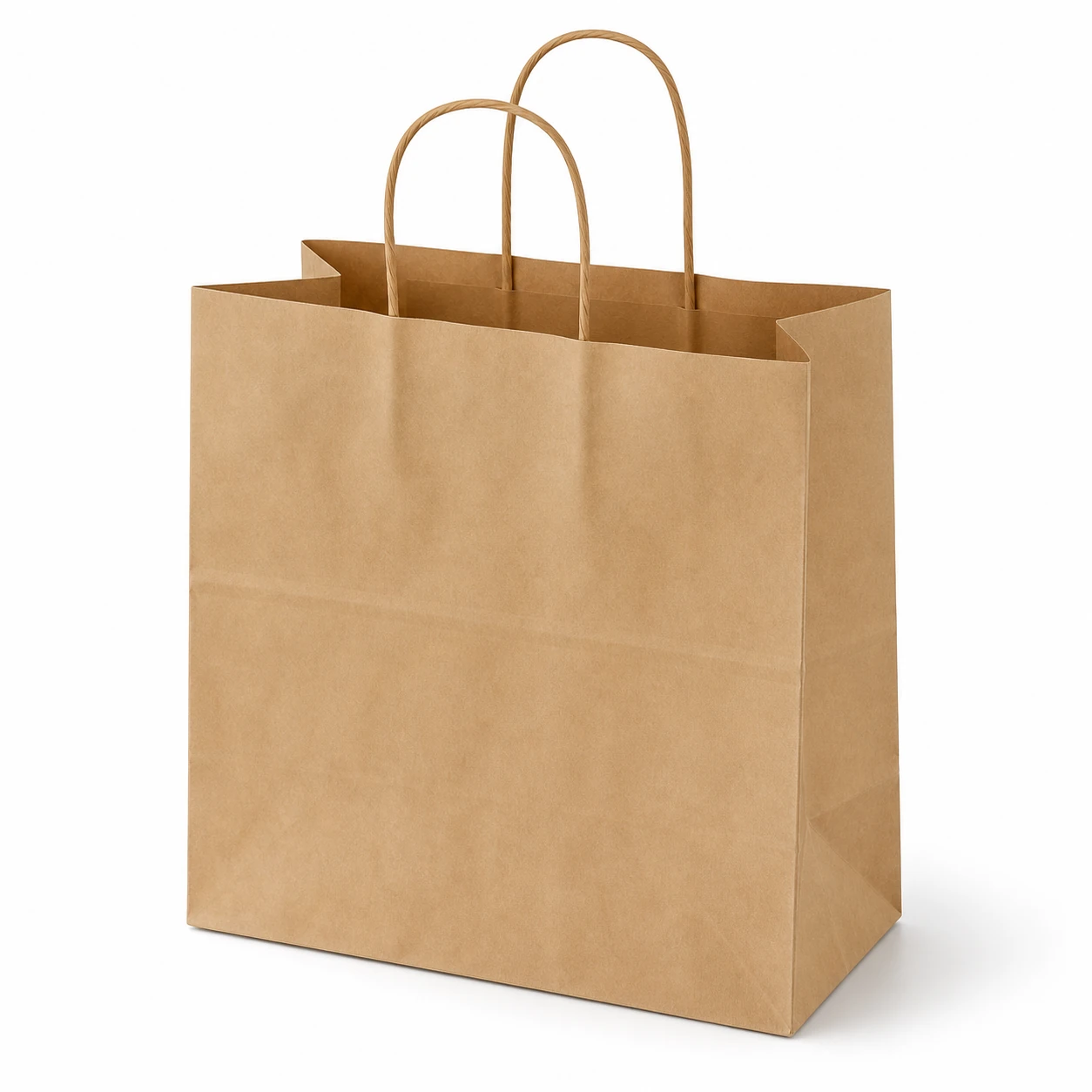 Kraft paper carry bag with handles